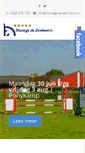 Mobile Screenshot of manege-de-eenhoorn.nl